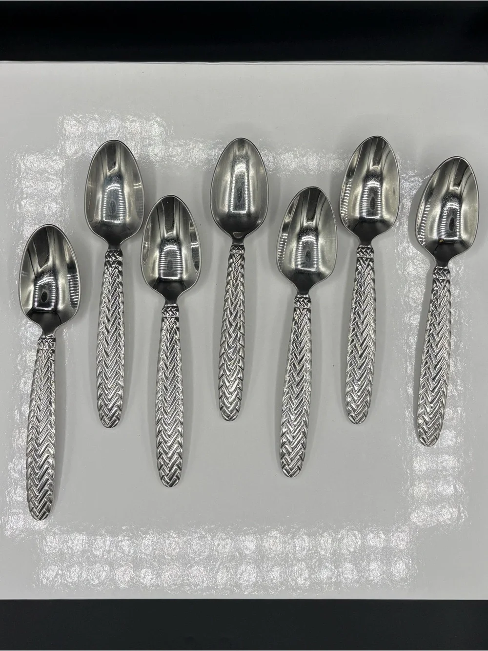 Ralph Lauren Equestrian Braid Stainless Teaspoon